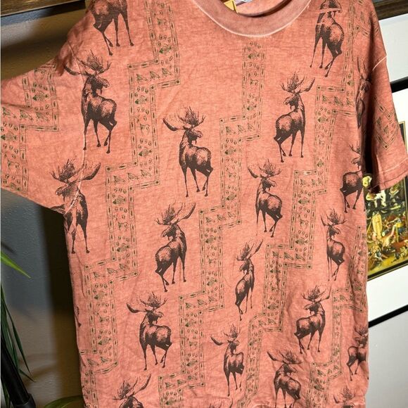 Vintage Moose Nature AOP Shirt - Picture 5 of 7